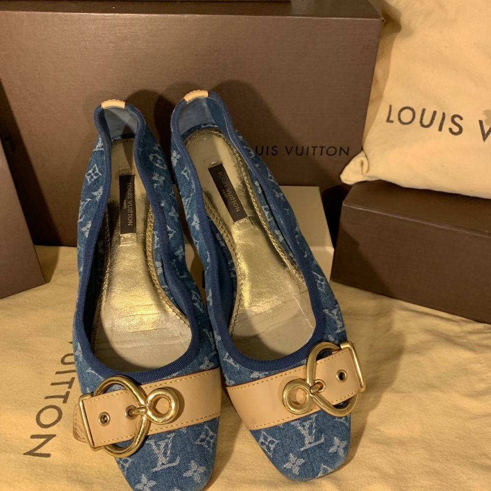 Limited Edition Louis Vuitton Ballet Flats